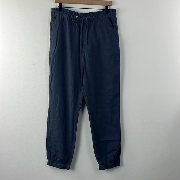 Social Standard Sanctuary Solstice Linen Blend Pull On Jogger Pants Size L Beach - Picture 1 of 12